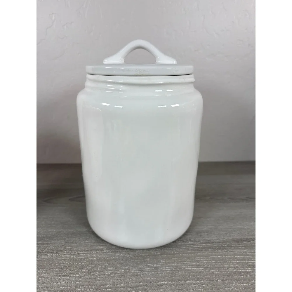 Rae Dunn Harina Flour Canister White Ceramic Spanish Collection Farmhouse Decor